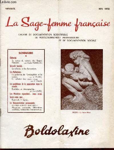 LA SAGE-FEMME FRANCAISE - ORGANE DE DOCUMENTATION SCIENTIFIQUE DE PERFECTINNEMENT … | Immagine principale