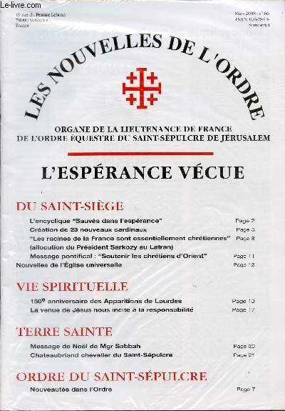 LES NOUVELLES DE L'ORDRE - ORGANE DE LA LIEUTENANCE DE … | Immagine principale