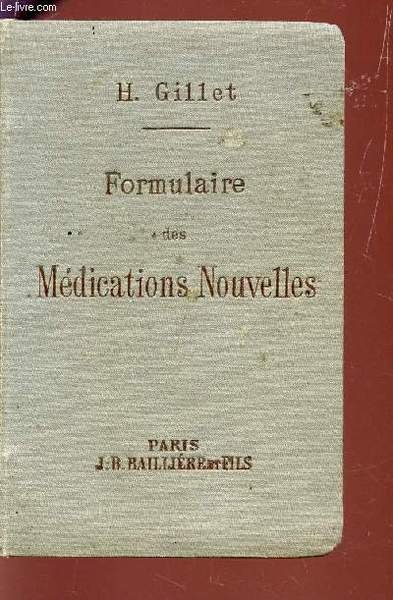 FORMULAIRE DES MEDICATIONS NOUVELLES. | Immagine principale