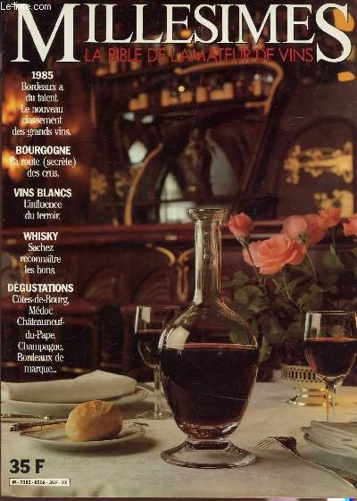 MILLESIMES, LA BIBLE DE L'AMATEUR DE VINS / BORDEAUX : … | Immagine principale