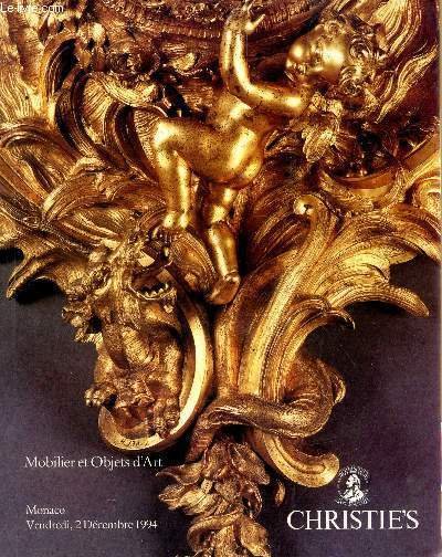 MOBILIER ET OBJETS D'ART / MONACO - VENDREDI 2 DECEMBRE … | Immagine principale