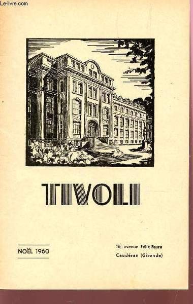 TIVOLI / NOEL 1960 - 41e ANNEE - N�1 / …