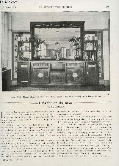 LA CONSTRUCTION MODERNE - N�30 - 24 AVRIL 1927 / …