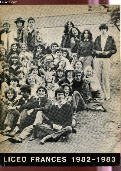 LICEO FRANCES LOUIS PASTEUR - PROMOCION DE BACHILLERES 1982-1983.