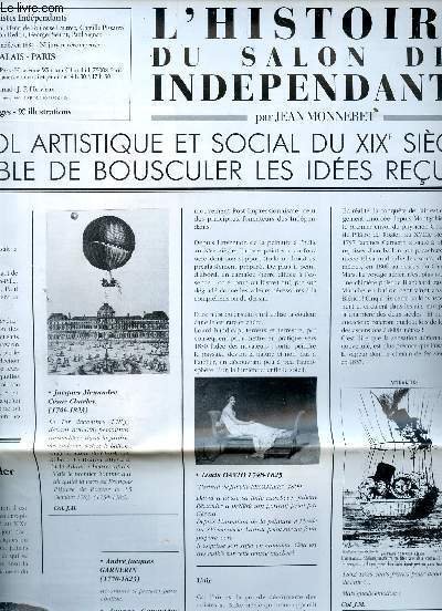 L'HISTOIRE DU SALON DES INDEPENDANTS / UN SURVOL ARTISTIQUE ET …