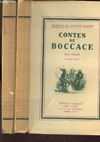 CONTES DE BOCCACE - EN 2 VOLUMES : TOME PREMIER …