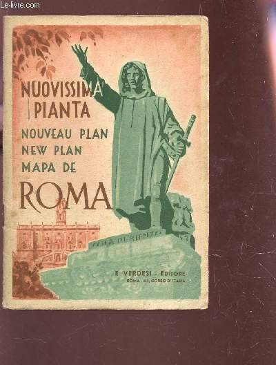 ROMA - NUOVISSIMA PIANTA - NEW MAP - NOUVEAU PLAN … | Immagine principale