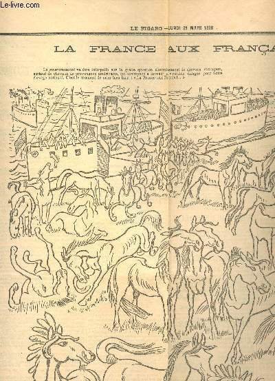 EXTRAIT DU JOURNAL "LE FIGARO" - lundi 21 mars 1898 …