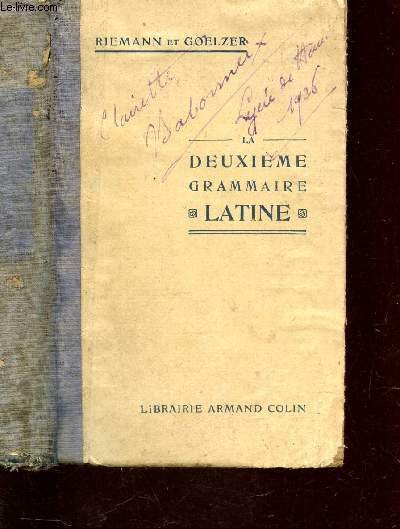 DEUXIEME GRAMMAIRE LATINE / R�vision de la 1e grammaire et … | Immagine principale