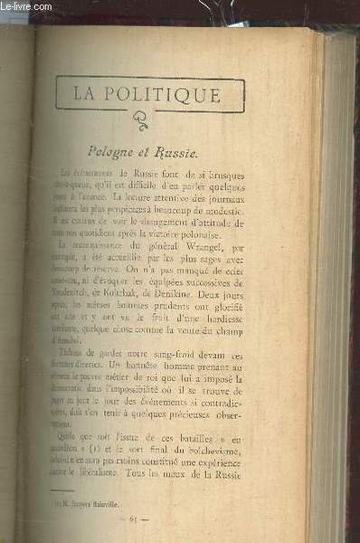 ESSAIS CRITIQUES / POLOGNE ET RUSSIE / PHOCAS LE JARDINIER - LA FOLLE JOURNEE - LA COUPE ENCHANTEE / LES HYMNESLE LIVRE DES REGRETS / UNE OPINION ITALIENNE SUR NOS POETES