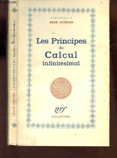 LES PRINCIPES DU CALCUL INFINITESIMAL /