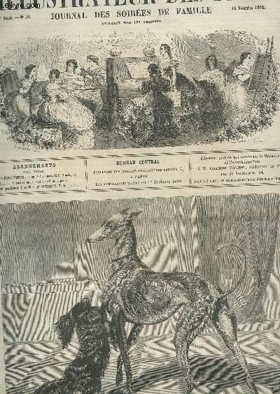 L'ILLUSTRATEUR DES DAMES - 2e Ann�e - N�50 - 14 d�c 1862 / Les deux amis / La crosse de Saint Guy / les deux coquetteries / La science apr les femmes / La colonne de pomp�e a Alexandrie / B�nitier etc.