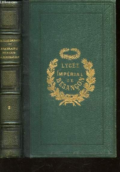 ITINERAIRE DE PARIS A JERUSALEM - Pr�c�d� de NOTES SUR … | Immagine principale