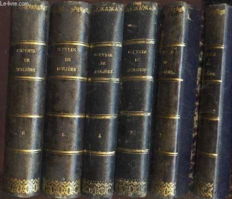 OEUVRES DE MOLIERE - EN 6 VOLUMES (DU TOME 1 …