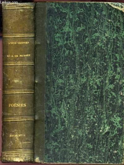 POESIES DE ANDRE CHENIER + PREMIERES POESIES DE ALFRED DE …