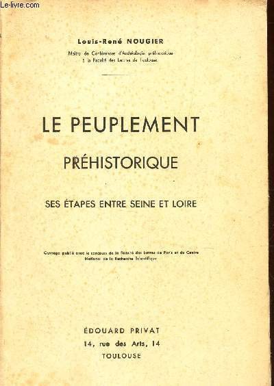LE PEUPLEMENT PREHISTORIQUE - SES ETAPES ENTRE SEINE ET LOIRE