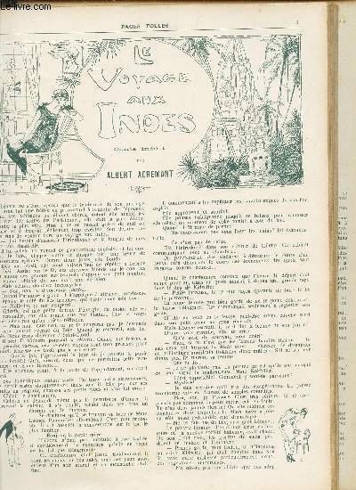 PAGES FOLLES - 5�me ann�e - N�40 - LE VOYAGE … | Immagine principale