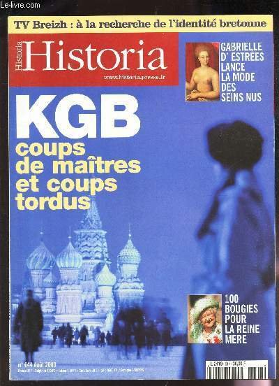 HISTORIA - N°644 - AOUT 2000/ KGB, COUPS DE MAITRES … | Immagine principale