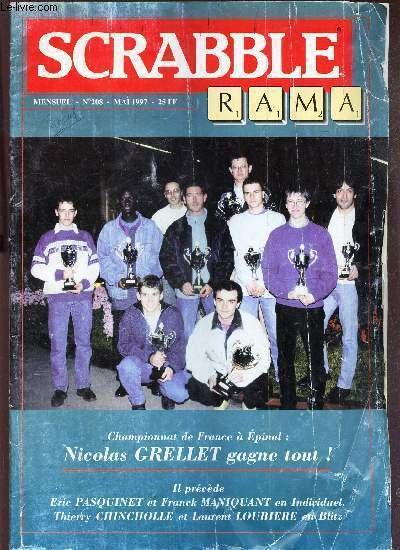 SCRABBLE - N°208 - AI 1997 / Championnat de France …
