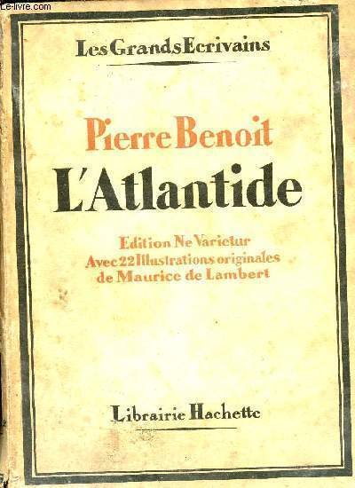L'atlantide - Edition Ne Varietur - Collection les grands �crivains. | Immagine principale