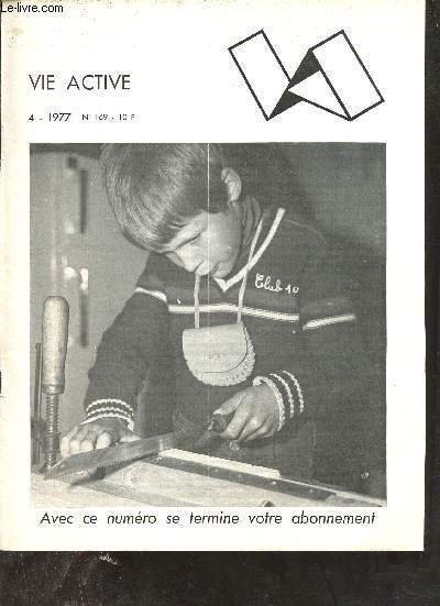 Vie active n�169 4-1977 - Papier carton le pliage, cubes …