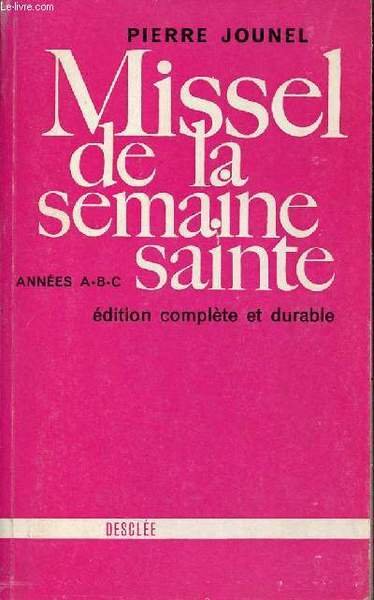 Missel de la semaine sainte - Textes liturgiques officiels chants … | Immagine principale