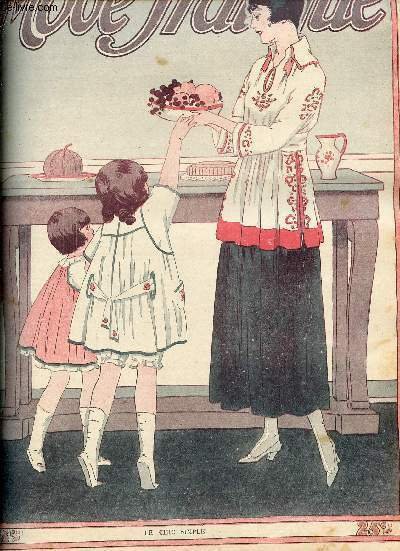 La Mode Pratique n�15 14 avril 1917 - Pour une consultation des fran�aises - l'ameublement � bon march� - propos d'hygi�ne - petits bonnets du matin - la d�sinfection - quelques blouses nouvelles - les tailleurs - la page des enfants - nos ouvrages etc.