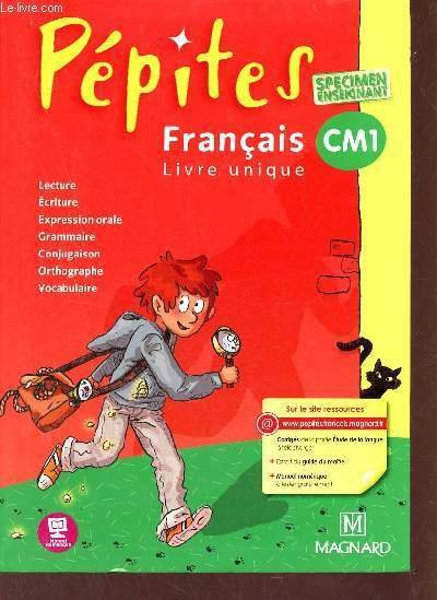 Pépites Français livre unique CM1 - Specimen enseignant.