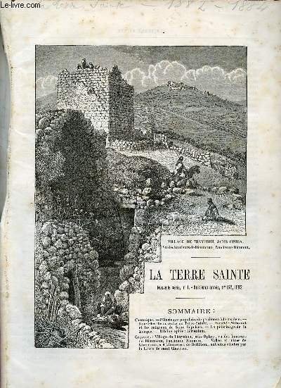 La Terre Sainte n°1 nouvelle série 8e année n°156 1882 … | Immagine principale