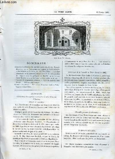 La Terre Sainte n°28 3e série 9e année n°183 13 … | Immagine principale