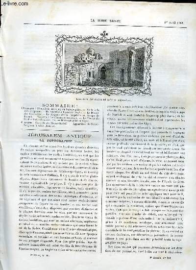 La Terre Sainte n°31 3e série 9e année n°186 1er … | Immagine principale