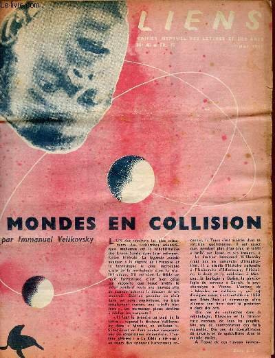 Liens n°48 1er mai 1951 - Mondes en collision par Immanuel Velikovsky - Jean Duperray - la terre s'est elle arrêtée de tourner ? - les démons par Boris de Schloëzer - choisissez le modèle de votre ex-libris - noire légende etc.