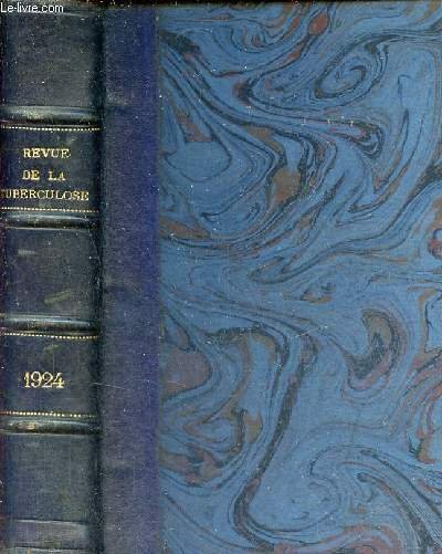 Revue de la Tuberculose - Troisième série tome 5 1924 … | Immagine principale