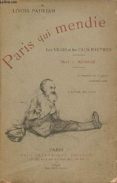 Paris qui mendie les vrais et les faux pauvres - … | Immagine principale