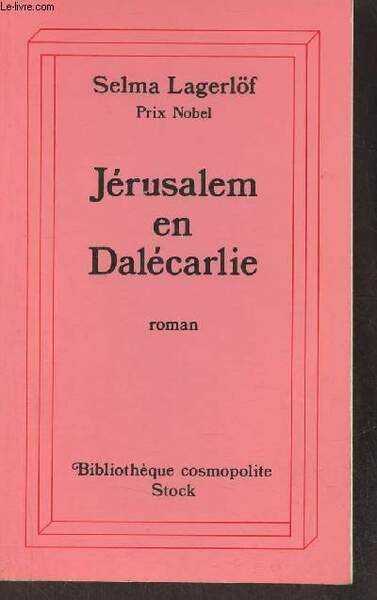 Jérusalem en Dalécarlie - Roman - Collection Bibliothèque cosmopolite n°87. | Immagine principale