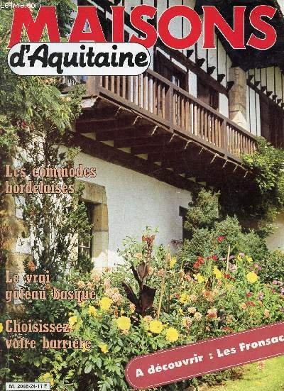 Maisons d'Aquitaine n°24 janvier février 1984 - Au Pays Basque …