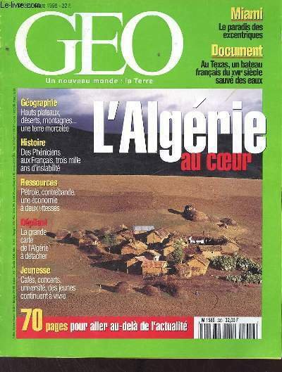 Géo n°229 mars 1998 - L'Algérie au coeur - Miami …