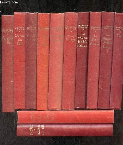 Lot de 12 livres d'Anatole France : Crainquebille putois,riquet + … | Immagine principale