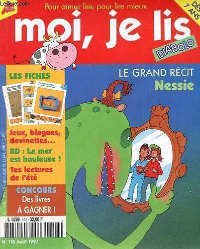 Moi, je lis n°118 août 1997 - Nessie de Romain … | Immagine principale