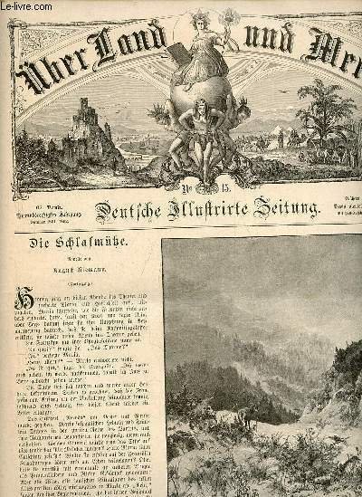 Ueber land und meer n°15 67.band 1892 - Die Schlafmüke novelle von August Niemann - wintermorgen im hochgebirge - die handelsverträge des deutschen reiches von Ludwig Fuld - Mondaufgang von Smith Hald - die werbung - Veroneses heilige dret könige etc.