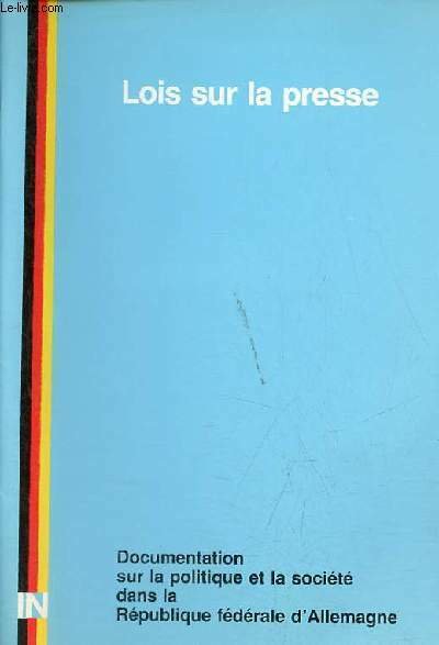 Lois sur la presse - Documentation sur la politique et … | Immagine principale