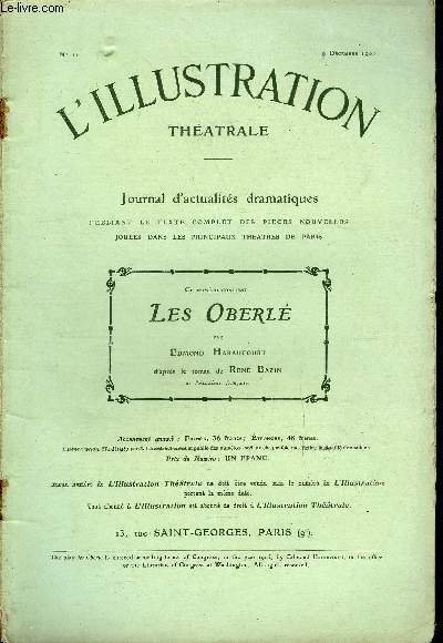L'illustration théatrale n° 21 - Les oberlé, pièce en cinq …