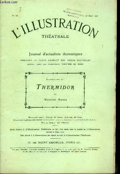 L'illustration théatrale n° 38 - Thermidor, drame historique en quatre …