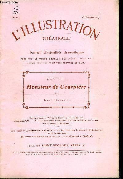 L'illustration théatrale n° 72 - Monsieur de Courpière, comédie en …