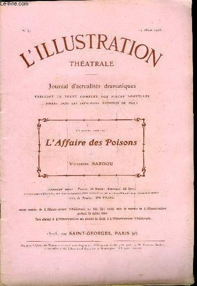 L'illustration théatrale n° 84 - L'affaire des poissons, drame historique …