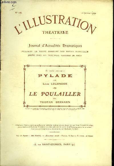 L'illustration théatrale n° 106 - Pylade, comédie en un acte, …
