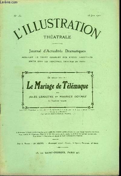 L'illustration théatrale n° 152 - Le mariage de télémaque, comédie …