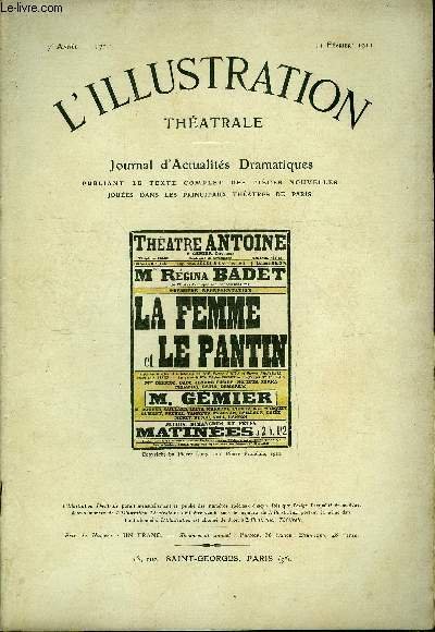 L'illustration théatrale n° 172 - La femme et le pantin, …