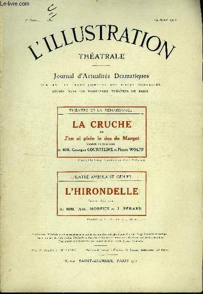 L'illustration théatrale n° 186 - La cruche ou j'en ai …