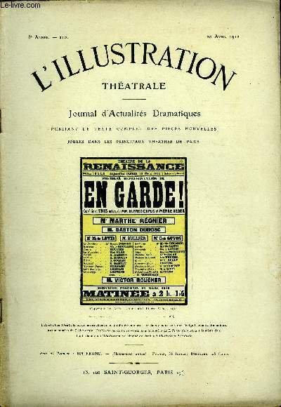 L'illustration théatrale n° 210 - En garde ! comédie en …
